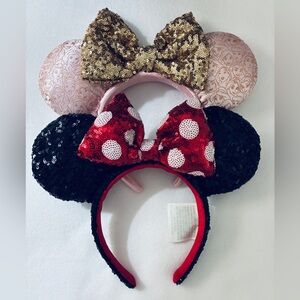 Sequin Minnie Mouse Ears Headbands by Disney